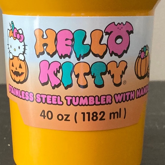 New Hello Kitty Halloween Stainless Steel Tumbler 40 oz. with handle - Picture 3 of 6